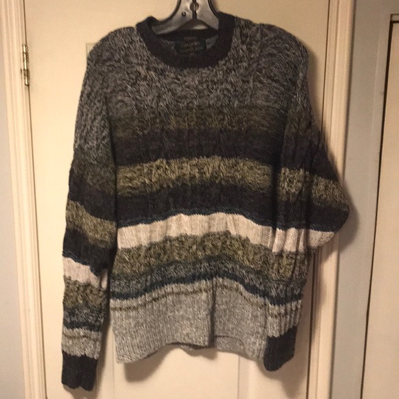 Men’s Colours by Alexander Julian Hand-knit Sweater Size M - Picture 1 of 3
